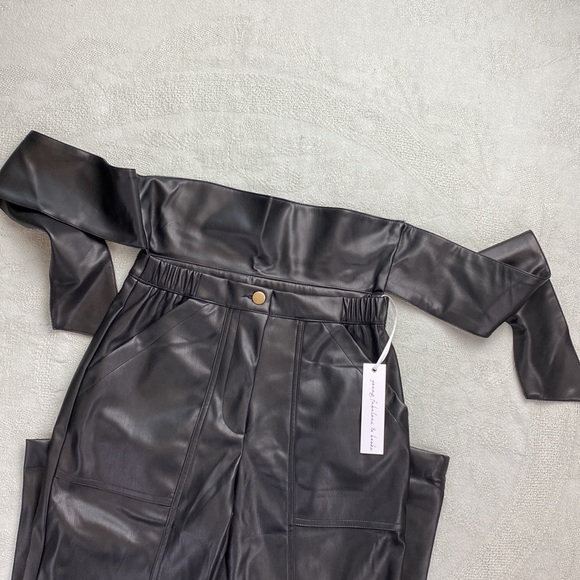 NWT Young Fabulous & Broke Faux leather pants - Picture 5 of 12